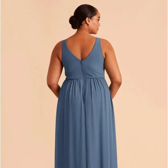 Birdy Grey Laurie Empire Dress in Chiffon Twilight - Picture 2 of 7